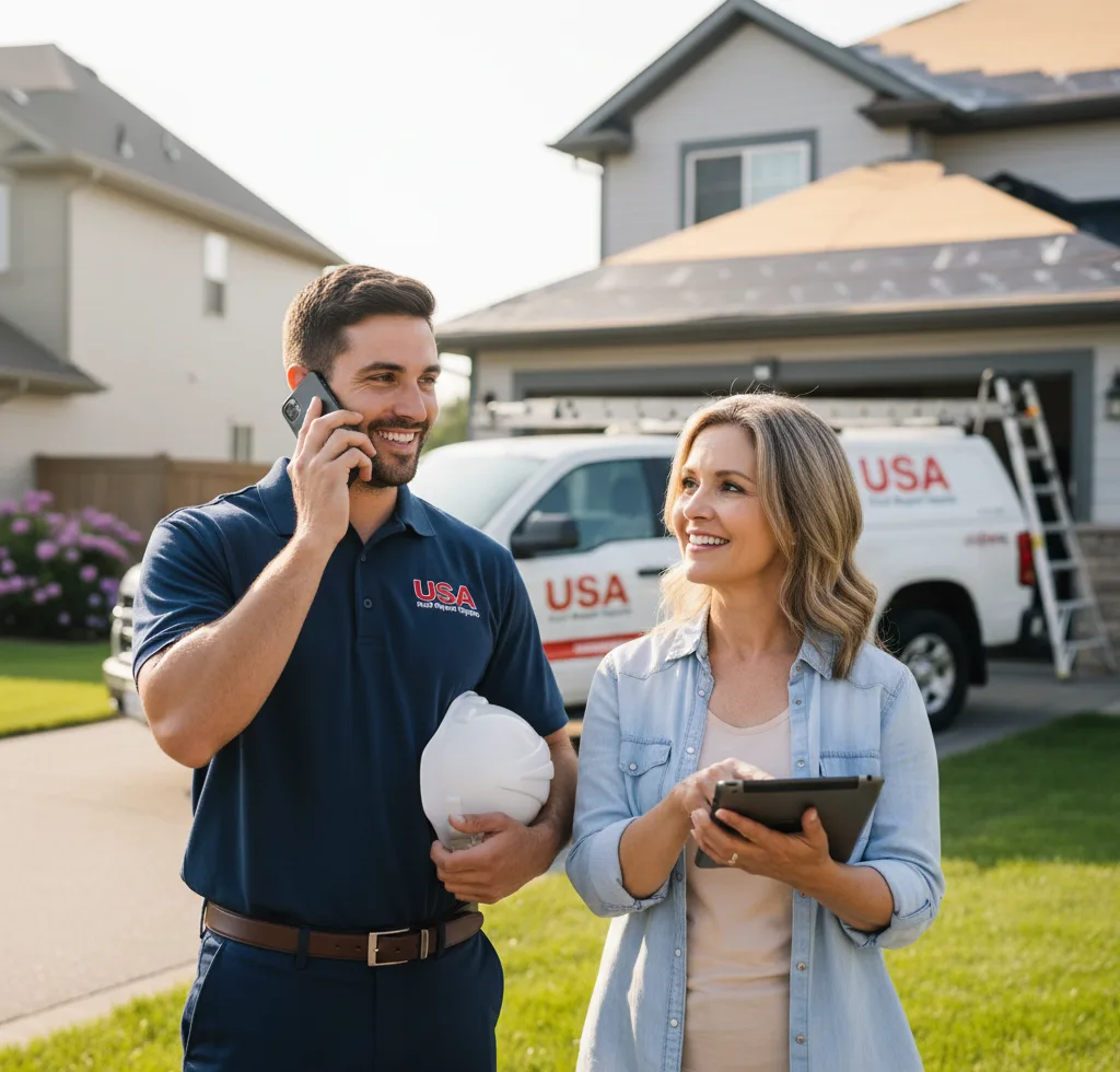 USA Roof Repair Experts customer support in Corydon